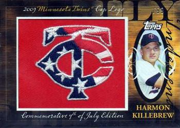 2010 Topps - Manufactured Hat Logo Patch #MHR-380 Harmon Killebrew Front